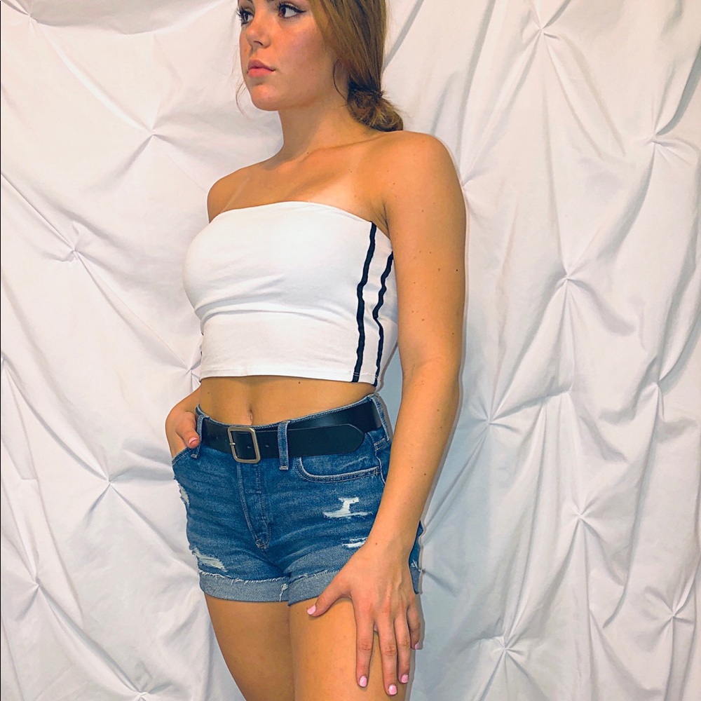 • White Tube Top •